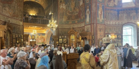 Архиерейское богослужение в Троицком кафедральном соборе г. Щигры. - Щигровская епархия
