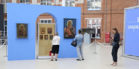 В атриуме Тульского кремля открылась выставка икон Богоматери из собрания Музея имени Андрея Рублёва - ГТРК