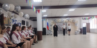 Настоятель храма Вознесения Господня станицы Расшеватской напутствовал выпускников школы № 9 - Епархия