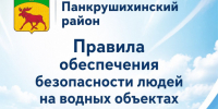 Правила обеспечения безопасности людей на водных объектах. - Администрация Панкрушихинского района