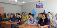 Депутаты областной Думы Виталий Гутман и Александр Ходаев посетили СОШ села Речное - Единая Россия