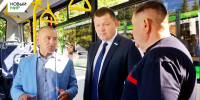 Сразу 10 новых автобусов вышли на улицы Кургана - Новый мир