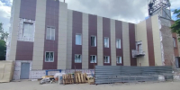 В Курске продолжается ремонт фасада центра народного творчества «Русь» - Городские Известия