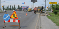 В Омске продолжаются работы по ремонту развязки у Ленинградского моста. - Администрация города
