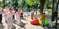 В парке «Юность» Апшеронска сегодня прошёл районный фестиваль подростковых и молодёжных объединений «Молодёжный формат» - Газета Апшеронский рабочий