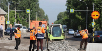 В Иркутске ремонтируют улицу Розы Люксембург - Weacom.Ru