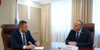 Губернатор Роман Бусаргин провел рабочую встречу с главой Пугачевского района - Правительство Саратовской области