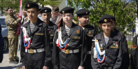 В Магадане полицейские участвовали память ветеранов боевых действий - MagadanMedia.Ru