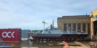 АСЗ спустил на воду малый ракетный корабль «Шторм» проекта 22800 - ИА Хабаровский край сегодня