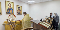 Литургию совершили в архангельском пансионате «Забота» - Архангельская епархия