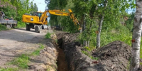 В городе Сортавала ремонтируют водопровод - StolicaOnego.Ru