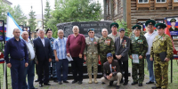 Митинг, посвящённый Дню ветеранов боевых действий - Сладковский район