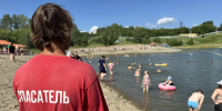 На барнаульском озере «Варежка» прошло занятие по безопасности на воде - Администрация г. Барнаул