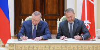 Александр Беглов и Александр Бельский подписали Совместный план законопроектной работы на 2026-2027 годы - Администрация г. Санкт-Петербурга