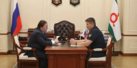 Махмуд-Али Калиматов провел рабочую встречу с начальником ОФСИНа Ингушетии - Сердало