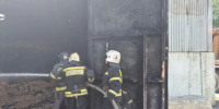 В Туле на улице Сызранской сгорел ангар - Молодой коммунар