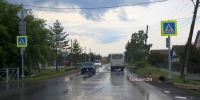 Перекрёсток Партизанской и Андреева в Тайшете стал полигоном для дорожных экспериментов - ИА Тайшет24