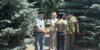 Поздравление ветеранов с праздником. - Клинцовский район