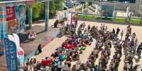 Творческая встреча с актрисой Евой Смирновой прошла на флагманской площадке «Лето в Москве» - Управа района Вороново