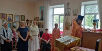 В храме при Маганском психоневрологическом интернате совершена Божественная литургия - Епархия
