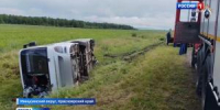 В Минусинском районе перевернулся автобус с детьми - Вести Хакасия