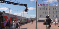 Сегодня фильм «Белгородская рапсодия» снимали на железнодорожном вокзале города - Мир Белогорья