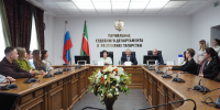 Состоялась церемония вручения свидетельств об окончании «Школы Управления Судебного департамента в Республике Татарстан» студентам юридического факультета Казанского инновационного университета имени В.Г. Тимирясова - Управление Судебного департамента