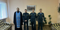Помощник благочинного Московского округа совершил молебен и литию в нижегородской пожарно-спасательной части №25 - Нижегородская епархия