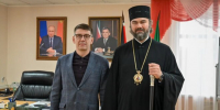 Состоялась рабочая встреча епископа Мефодия с Главой Лениногорского района Маратом Гирфановым - Альметьевская Епархия
