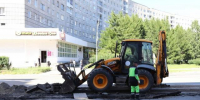 Вездесущая "Магистраль" принялась за благоустройство участка улицы Ломоносова в Северодвинске - Tv29.Ru