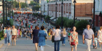 «Пешеходный Любинский» в Омске завершит работу 27 сентября - Om1.Ru