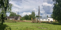 В Антроповской школе началось  строительство нового футбольного поля - Газета Сельская новь