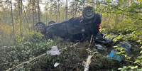 Автомобиль улетел в кювет на трассе в Югре — пострадали четыре человека - СургутИнформТВ