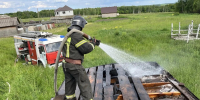 Сегодня утром под Орлом горел двухэтажный жилой дом - Орловский Вестник