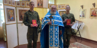 Новобранцы приняли Таинство Крещения в домовом храме воинской части - Выборгская Епархия