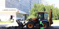 Городская среда: начались работы на улице Ломоносова. - Администрация г. Северодвинска