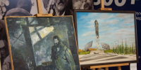 «СВОих не бросаем, а вдохновляем»: выставка ленинградских художников открылась в Донецке - Донецк Медиа