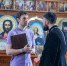 Алексей Вихарев в Крестовоздвиженском храме в Нижних Сергах, который пострадал от паводка(2026)|Фото: Волонтерский центр Алексея Вихарева - Накануне.Ru