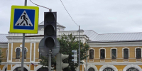 На перекрёстке Ленина и Лермонтова демонтировали временный светофор - OnlineVologda.Ru