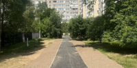 Завершено обустройство народной тропы на улице Корнеева (от дома №34А до дома №38) - Администрация г. Домодедово