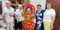 Час народного искусства «Дуйте в дудки, бейте в ложки. В гости к нам пришли матрешки» - Лебедянская ЦБС