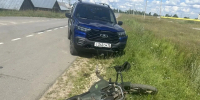 В Михайловке ребенок на мопеде влетел в Ниву - Pg12.Ru