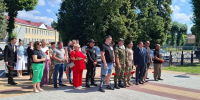 Митинг в честь ветеранов боевых действий - Грязинский район
