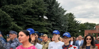 Возложение цветов к Вечному огню - СОГМА