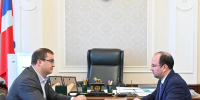 Виталий Хоценко обсудил с Торговым представителем России в Пакистане Денисом Невзоровым расширение торгово-экономических связей - Правительство Омской области