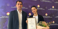 Батраз Гудиев встретился с автором нового логотипа Министерства культуры РСО-Алания - Министерство культуры