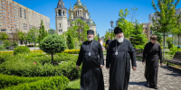 Митрополит Кирилл посетил строительную площадку Свято-Владимирской гимназии города Ставрополя - Епархия