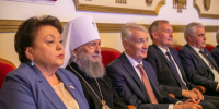 Митрополит Зиновий принял участие в торжественном акте, посвященном 20-летию Общественной Палаты РМ - Саранская епархия