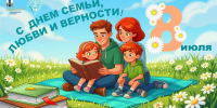  День семьи, любви и верности в СахОДБ - Детская библиотека