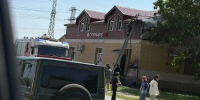 В Луговом горит магазин, на месте работают пожарные - News.Astv.Ru